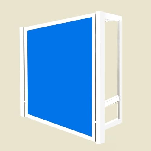 Monarka Cama abatible Vertical Modelo E-LOGIT (120x190 cm, Estructura Metálica en Blanco)