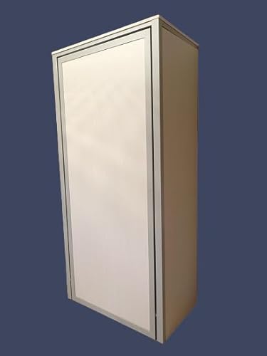 Monarka Litera abatible Vertical Modelo GR (80x180 cm, Estructura y Base en Blanco)