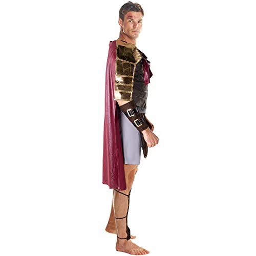 Morph Disfraz Gladiador Hombre, Traje Romano Hombre, Disfraz De Romano Adulto, Disfraz Legionario Hombre, Disfraz Soldado Romano, Disfraces Espartano, Disfraz Carnaval Hombre Talla L