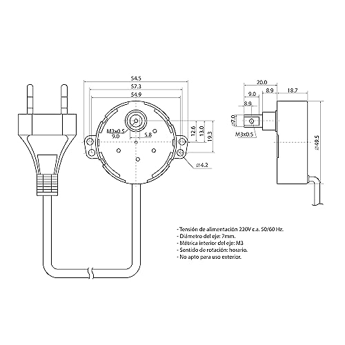 Motor 4/5 rpm