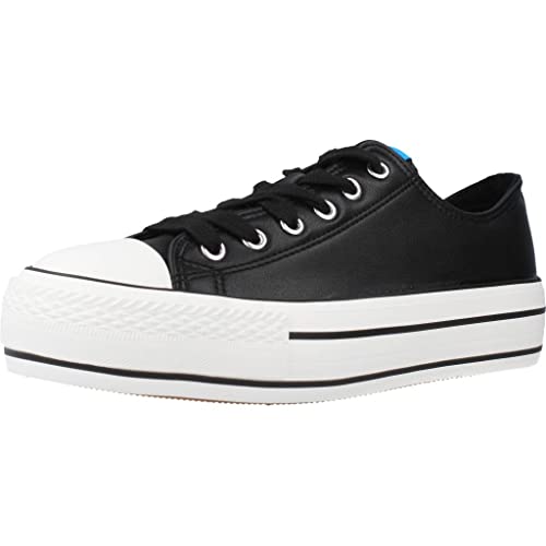 MTNG Deportivas Mujer Deportivas Bigger-X 60173 Mujer | Deportivas Casual | Cierre con Cordones | 55614 | PU NEGRO3