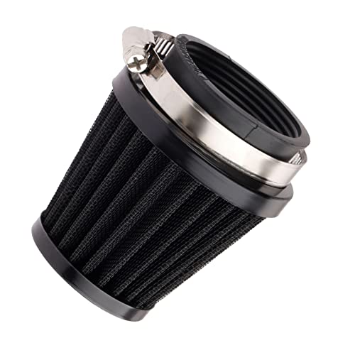 Mtsooning Filtro de aire universal, 50 mm, limpiador de respirador de admisión de cono de motocicleta para ATV, Kart, Dirt Pit Bike, motocicleta, scooter, minibike