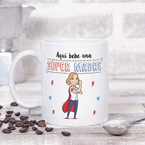 MUGFFINS Tazas para Super Familiares (Madre)