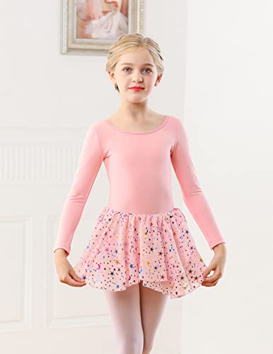 Mulnall Ballet de Niñas Leotards Gimnasia Tutú Vestidos de Danza para Niña Maillot de Danza Ropa de Ballet（EU40421-08-XL）