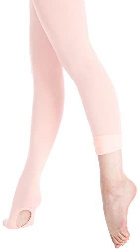 Mulnall Medias Convertibles de Ballet Danza para Niñas y Mujer Ballet Convertibles para Niña Panty 4-18 años（DW-08B-1-8-10）