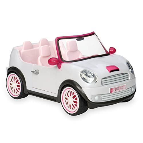 Muñecas Lori – Juego de Glamping de Eliza - Mini Muñeca, Casa Rodante y Coche - Muñeca de 15 cm y Accesorios de Camping - Remolque de Camping y Coche Convertible - Juego para Niños - 3 Años +
