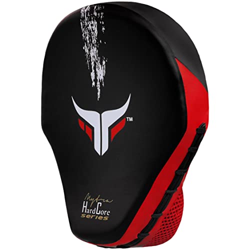 Mytra Fusion Curved Manoplas Boxeo MMA Muay Thai Almohadillas Boxeo para Entrenamiento de kárate, puñetazos, Kickboxing y Artes Marciales