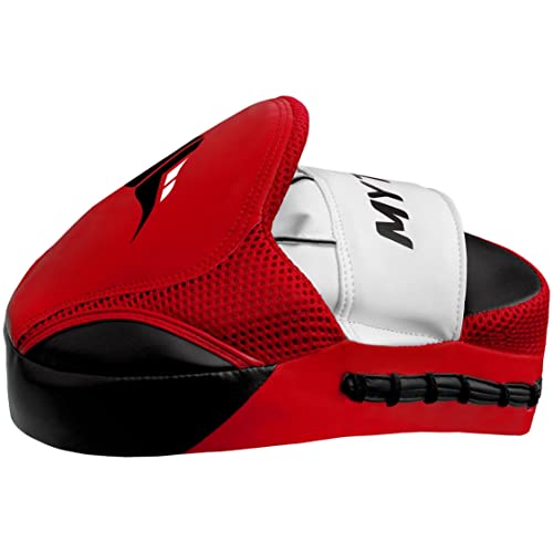 Mytra Fusion Curved Manoplas Boxeo MMA Muay Thai Almohadillas Boxeo para Entrenamiento de kárate, puñetazos, Kickboxing y Artes Marciales