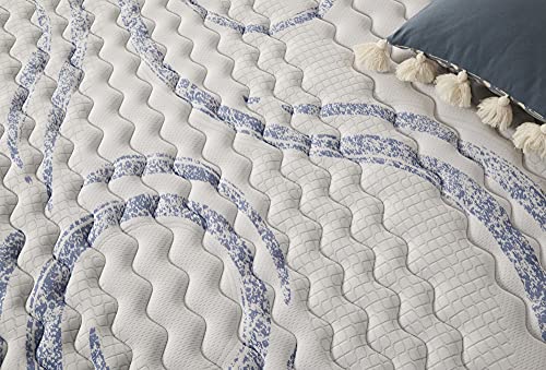 Naturalex - Colchón Viscoelástico Perfectsleep 150x190 cm - Espuma HR & Blue Látex - Altura 30 cm - Firme, Transpirable, Confortable, Ergonómico, Hipoalergénico - Reversible Cara Invierno y Verano
