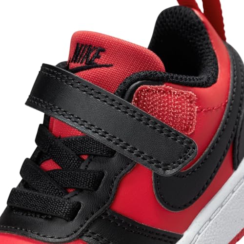 NIKE Court Borough Low RECRAFT (TD), Sneaker, University Red/Black-White, 27 EU