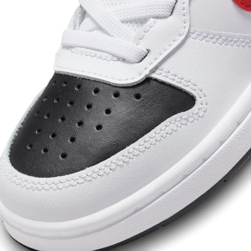 Nike Court Borough Mid 2, Zapatillas de Gimnasia, White/University Red-Black, 39 EU