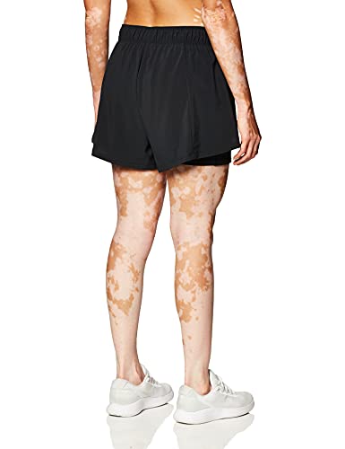 Nike DA0453-011 W NK DF FLX ESS 2-IN-1 SHRT Shorts Womens Black/Black/(White) S