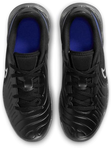 NIKE Legend 10 Club, Zapatillas de fútbol Unisex niños, Black Chrome Hyper Royal, 32 EU