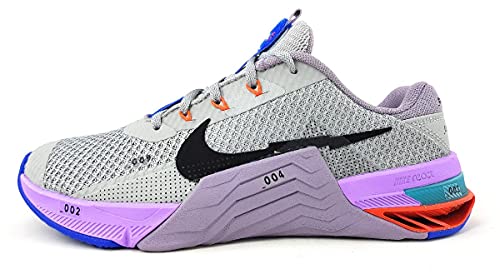 Nike Metcon 7, Zapatillas de Entrenamiento Unisex Adulto, Gris (Lt Smoke Grey Black Violet Haze Lilac), 41 EU