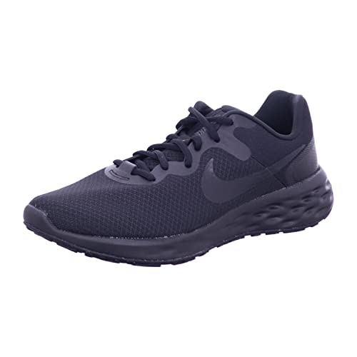 Nike Revolution 6 Next Nature, Running Shoe Hombre, Black-Dark Smoke Grey, 43 EU