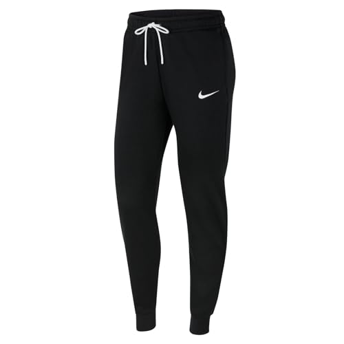NIKE - W Nk Flc Park20 Pant Kp, Pantalones para Mujer, Negro / Blanco, S