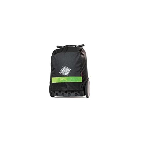 Nikidom - Roller Rain Cover - Chubasquero para Mochila con Ruedas - Material Impermeable - Banda Reflectante - Color Negro - Medidas 46 x 29 x 20 cm - Accesorios para Trolley Escolar