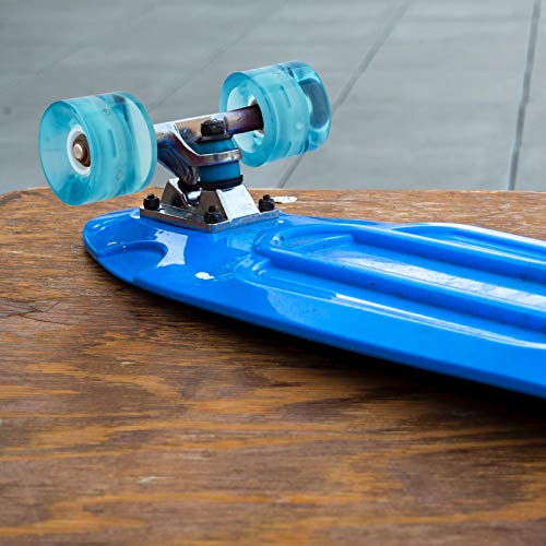 nonmon 4Pcs Ruedas de Cruiserboard Skateboard 60mm 78A con 8Pcs Rodamientos ABEC-9 608ZZ,Ruedas de Repuesto Set para Longboard Pennyboard Fishboard,Bueno para Principiantes
