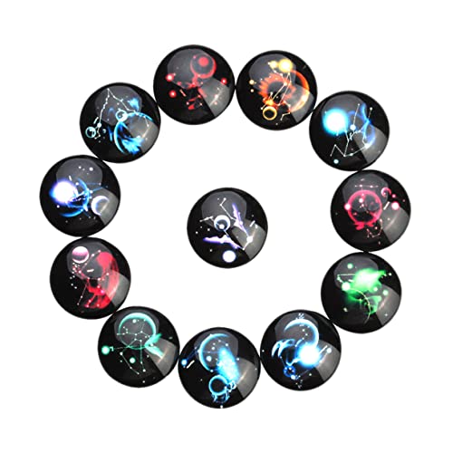 NUOBESTY 40 Uds Suministros Para Hacer Joyas Gemas De Vidrio Suministros Para Hacer Pendientes Suministros Para Hacer Gemelos Accesorios Decorativos Broches De Vidrio Colgante De