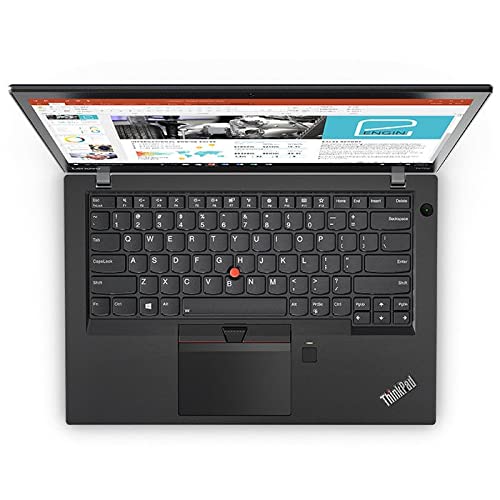 Ordenador Portatil i5, Portatil 14 Pulgadas, Lenovo Thinkpad T470, i5, 8GB RAM, 256GB SSD, Teclado QWERTY Español, Laptop Windows 10 Pro, Garantía de 2 Años (Reacondicionado)