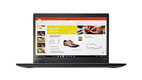 Ordenador Portatil i5, Portatil 14 Pulgadas, Lenovo Thinkpad T470, i5, 8GB RAM, 256GB SSD, Teclado QWERTY Español, Laptop Windows 10 Pro, Garantía de 2 Años (Reacondicionado)