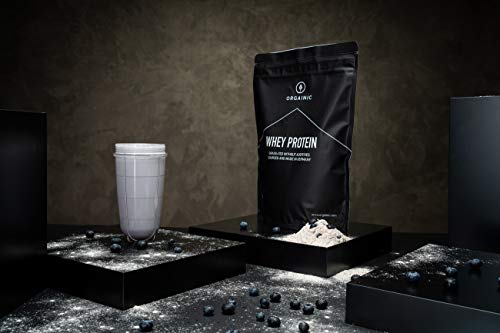ORGAINIC Proteína de Suero de Leche - Aroma Natural - Con Aminoácidos Esenciales, No Esenciales y BCAA para Ganar y Aumentar Masa Muscular - Procesado en Frío, Sin GMO - Bolsa 1000g