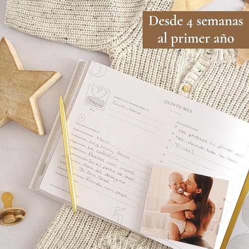 Organizador Y Diario de Embarazo para Regalo – Lujoso Libro de Embarazo para Futuras Mamás – Incluye Agenda de Embarazo, Álbum de Recortes, Lista de Comprobación, Organizador y Libro de Recuerdos