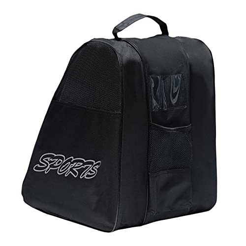Oshhni Bolsa para Patines de Ruedas, Bolsa para Patines en línea para niños, Bolsas para Patines para niños/Adultos, Negro
