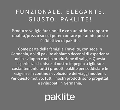 Paklite Bolsa de viaje trolley de 2 ruedas, serie de equipaje ORLANDO: bolsa de viaje blanda clásica con ruedas de diseño atemporal, 73 litros, 2,7 kg
