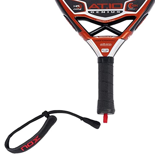 Pala Pádel Nox At10 Genius 18K 2022. Núcleo: Eva Hr3. Marco: 100% Carbono. Caras: Carbono 18K
