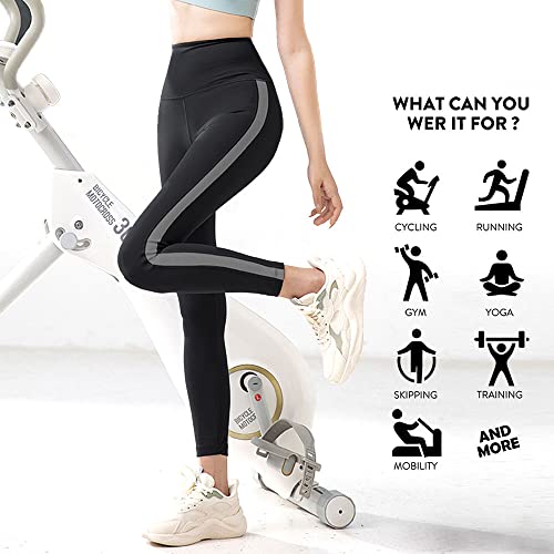 Pantalones de pérdida de Peso, Pantalones de Sauna de Neopreno para Mujer, térmicos, adelgazantes, Leggings anticelulíticos, Adelgazante, Hot Thermo Sauna Sudore Shaper para Fitness (L)