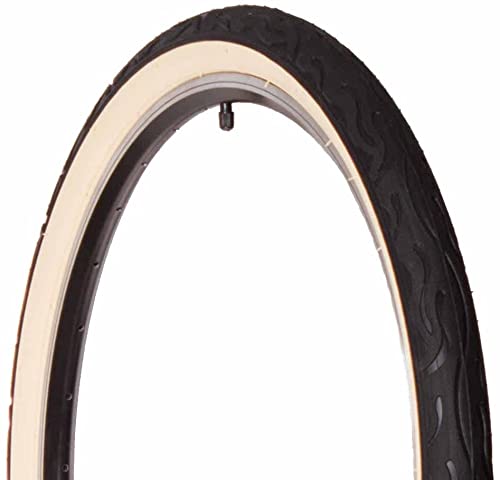 Par de Cubiertas WD, Crema con Negro. 26" x2.125 Cruiser Tire