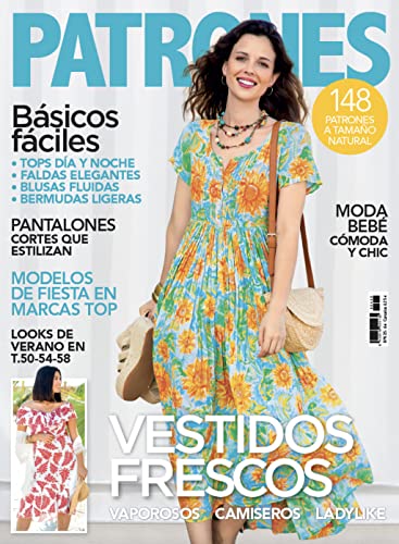 Patrones #435 | Vestidos fáciles. Tallas desde la 36 a la 58. 148 patrones ropa mujer