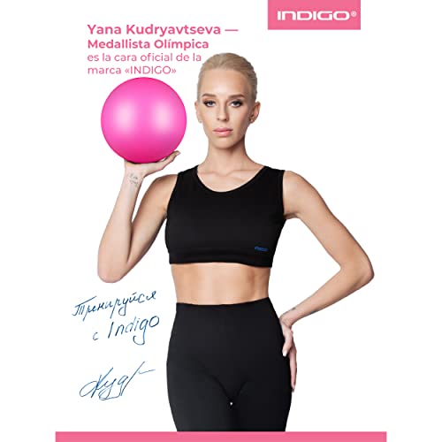 Pelota de Gimnasia Rítmica de PVC 400 g DRUNA 19 cm Ciclamen