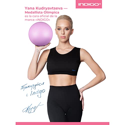Pelota de Gimnasia Rítmica de PVC 400 g DRUNA 19 cm Púrpura