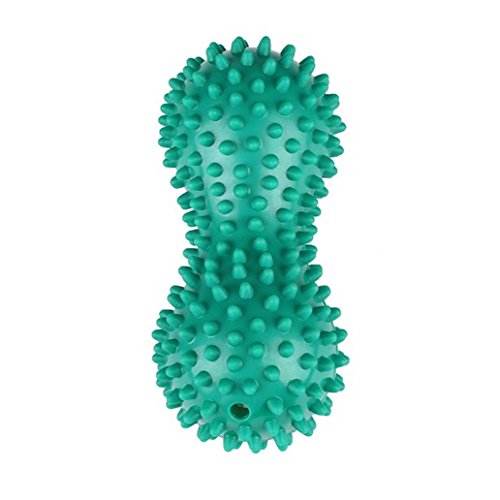 Pelota de masaje para yoga, fitness, alivio de estrés de PVC, masajeador de pies de mano con forma de cacahuete