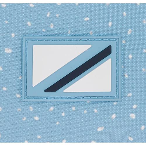 Pepe Jeans Katherine Estuche Redondo Azul 23x9x9 cms Poliéster