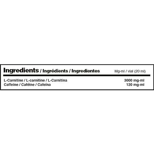 Perfect nutrition L-Carnitine 3000 - 500 ml Manzana (con Cafeína)