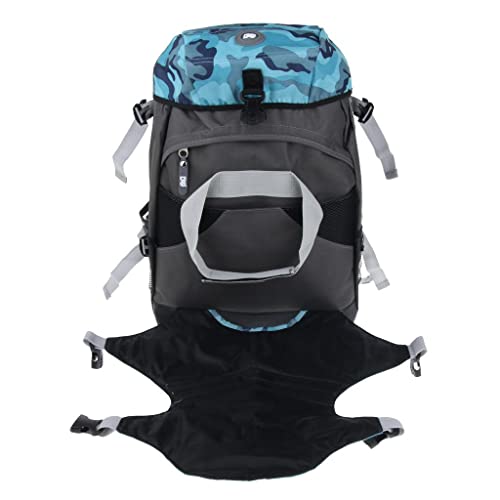 perfk Grande para Patines de Ruedas Patines de en Línea Bolsa de Almacenamiento de Patinaje para Exteriores Porta Botas, Camuflaje