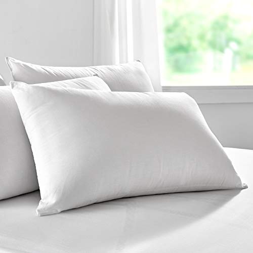 Pikolin Home - Almohada de Plumón y Pluma (30% Plumón) - Doble Funda de Algodón, Transpirable, Suave, Firmeza Baja, para dormir boca abajo