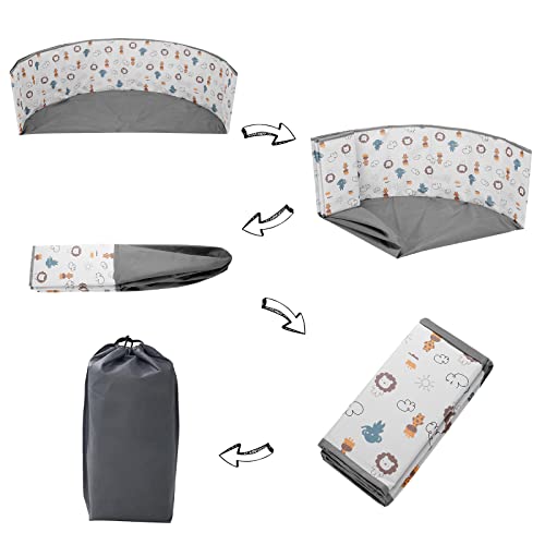Piscina de bolas plegable, parque infantil para bebés, niños, habitación infantil (piscina de bolas, 100 cm)