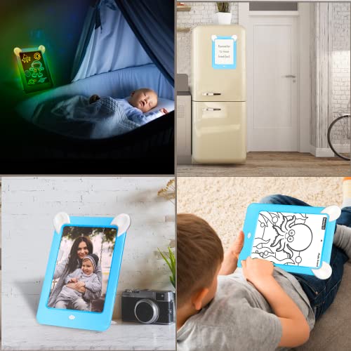 Pizarra Magica infantil Juguete para Niños/Niñas 2 3 4 5 6 años Tableta de Dibujo 3D Magico Iluminosa con Luce LED Juegos Educativo Infantil Creativo Regalo Juguete para Niños/Niñas