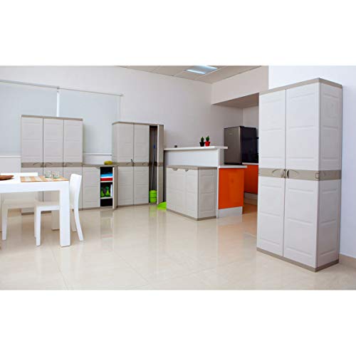 Plastiken - Armario, blanco, oficina domestica taq.35x44x176 9206