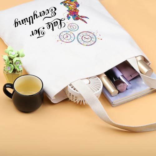 PLITI Alice Bolsa de mano Alice Fans Gift Late For Everything White Rabbit Clock Bolsa de hombro para los amantes de los cuentos de hadas, Tarde Todo Tgu, medium