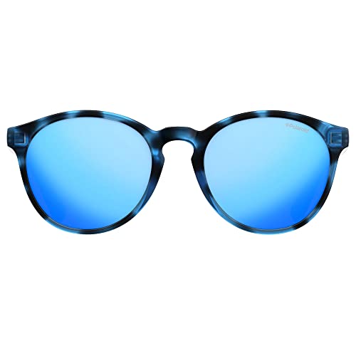 Polaroid PLD 8024/S 5X JBW Gafas de Sol, Azul (Bluette Havana/Grey Grey Speckled Blue Pz), 47 Unisex Niños