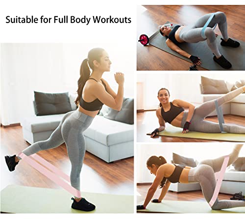 PROIRON Bandas Elasticas de Fitness/Bandas de Resistencia, [Set de 3] Cintas Elásticas de Resistencia Hechas de Látex Natural y la Piel-amistosa con Guía de Ejercicios y Bolsa Almacenamiento