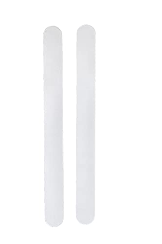 Protector para Pala de Padel Transparente Pack de Dos Unidades Protectores + Pegatina de Padel - Protector Pala Padel Transparente con Acabado Rugoso para Mayor Proteccion 35 x 370 mm