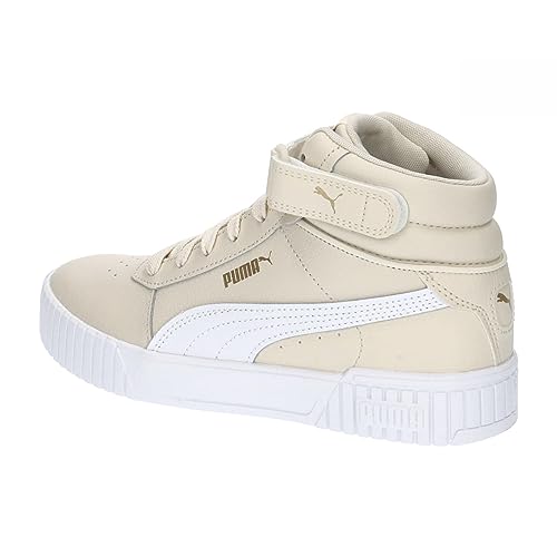 PUMA Carina 2.0 Mid, Zapatillas Mujer, Alpine Snow White Gold, 37 EU