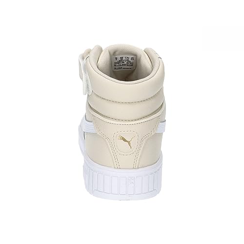 PUMA Carina 2.0 Mid, Zapatillas Mujer, Alpine Snow White Gold, 37 EU