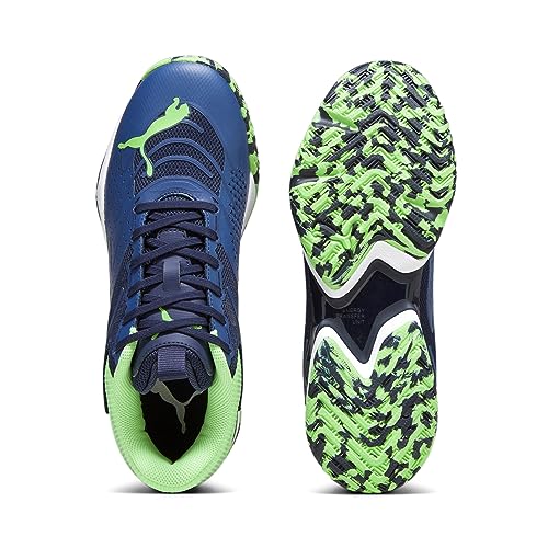 PUMA Solarattack RCT, Zapatos de Tenis Unisex Adulto, Navy Fast Yellow White, 43 EU